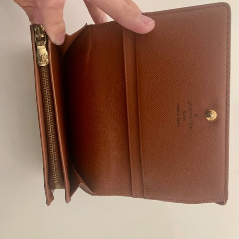 🤎 Vintage Louis Vuitton Monogram Porte Monnaie Trésor Wallet 🤎 - Picture 3 of 11